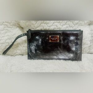 Michael Kors Gun Metal Wristlet
